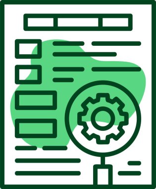 Anahtar kelime optimizasyon simgesi, vektör illüstrasyonu 