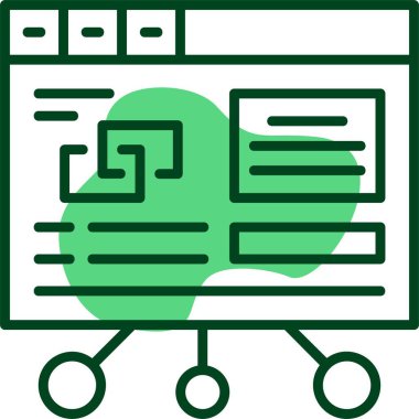 Bağlantı sosyal yardım simgesi, vektör illüstrasyonu 