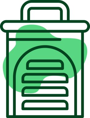  Dilimleyici simgesi, vektör illüstrasyonu 