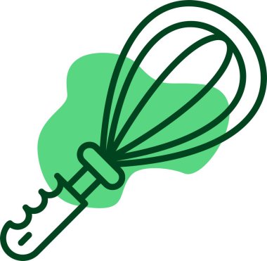  çırpma simgesi, vektör illüstrasyonu 