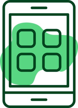 uygulama simgesi, vektör illüstrasyonu 