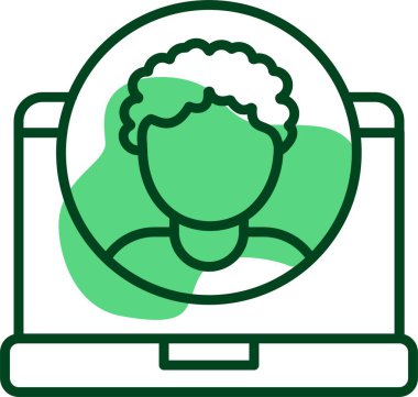  kullanıcı simgesi, vektör illüstrasyonu 