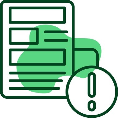 Haber simgesi, vektör illüstrasyonu 