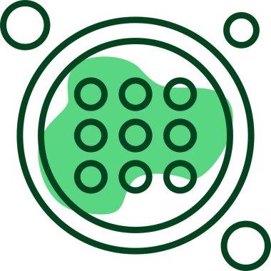 Uygulama Düğmesi simgesi, vektör illüstrasyonu 