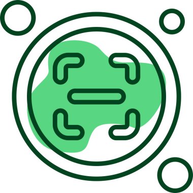 Tarayıcı Düğmesi simgesi, vektör illüstrasyonu 