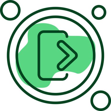 Düğme simgesi, vektör illüstrasyonunu imzala 