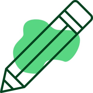 Kalem simgesi, vektör illüstrasyonu 