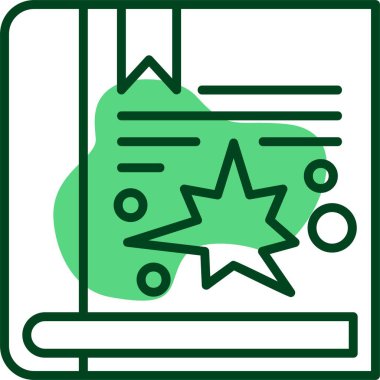 Çizgi Roman simgesi, vektör illüstrasyonu 