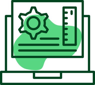 App geliştirme simgesi, vektör çizim 