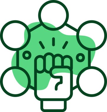 İşçi Güçlendirme Ağı vektör çizimi