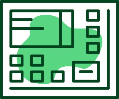 atm web simgesi vektör illüstrasyonu