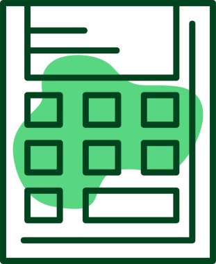 hesap makinesi web simge vektör çizim