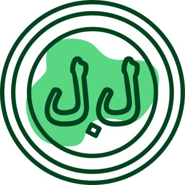  Lübnan Pound web simgesi vektör illüstrasyonu