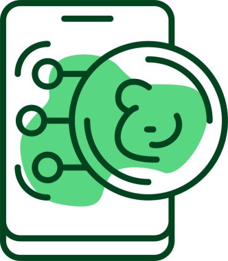 Umman Rial web simgesi vektör illüstrasyonu