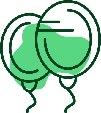 balon ağ ikonu vektör illüstrasyonu