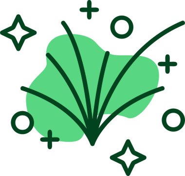Havai fişek web simgesi vektör çizimi