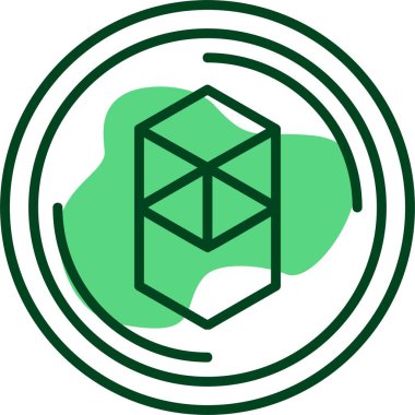 Fantom Web simgesi vektör çizimi