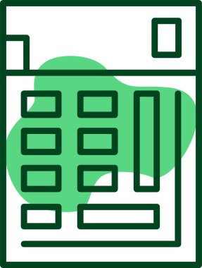 hesap makinesi web simge vektör çizim