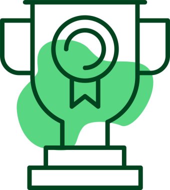 kupa web simgesi vektör illüstrasyonu