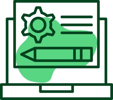 Simge web simgesi vektör illüstrasyonu