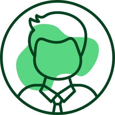 kullanıcı web simgesi vektör illüstrasyonu