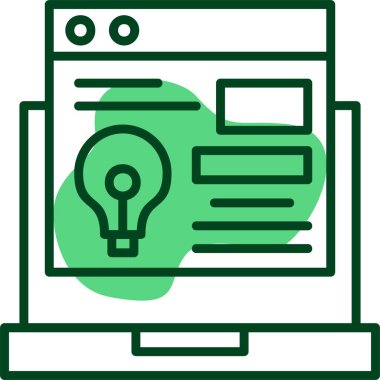 yenilik web simgesi vektör illüstrasyonu