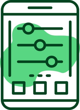 ayarları web simge vektör çizim