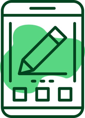 Web simgesi vektör illüstrasyonunu düzenle