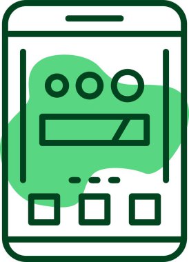 Web simgesi vektör illüstrasyonu yükleniyor
