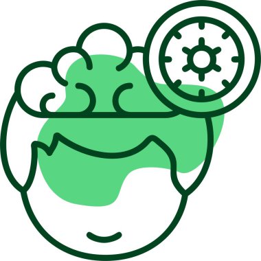 zaman yönetimi web simgesi vektör illüstrasyonu