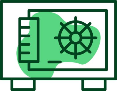 güvenli web simge vektör çizim