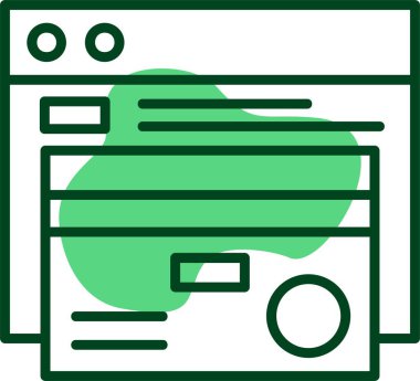 Çevrimiçi bankacılık web simgesi vektör illüstrasyonu