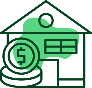 İpotek ağı vektör illüstrasyonuName