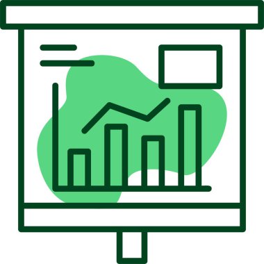 Enflasyon Grafik Ağı vektör çizimi