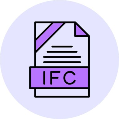 IFC web simgesi vektör çizimi