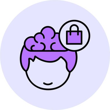 Alışveriş çantası web simgesi vektör illüstrasyonu