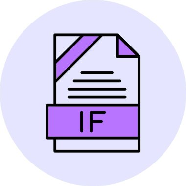 Eğer ağ simgesi vektör illüstrasyonu