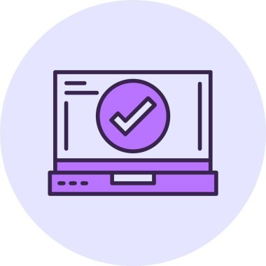 Web simgesi vektör illüstrasyonunu işaretle