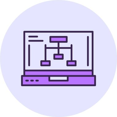 Ağ web simge vektör çizim