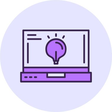 Ampul Ağ simgesi vektör illüstrasyonu