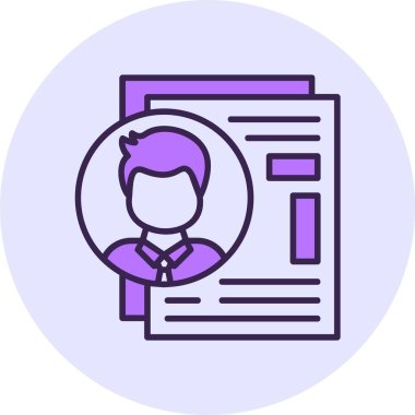 Aday Web simgesi vektör illüstrasyonu