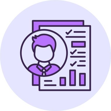 Değerlendirme web simgesi vektör çizimi