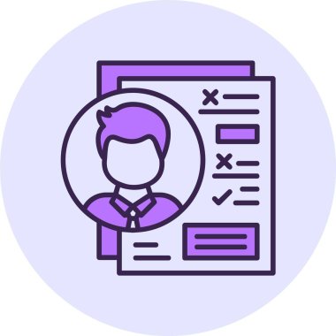 Değerlendirme web simgesi vektör illüstrasyonu