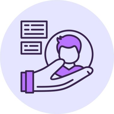 İçerme web simgesi vektör illüstrasyonu