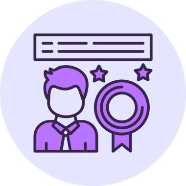 Ayın Web simgesi çizimi çalışanı