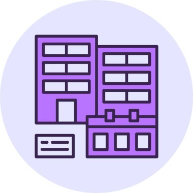 Şirket Olayları web simgesi vektör illüstrasyonu