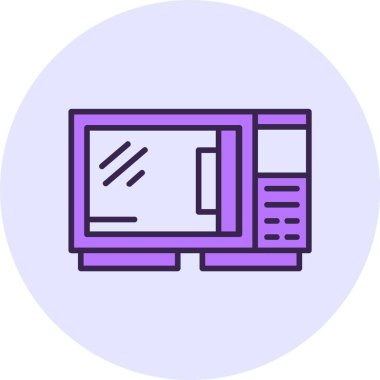 Fırın web simgesi vektör illüstrasyonu