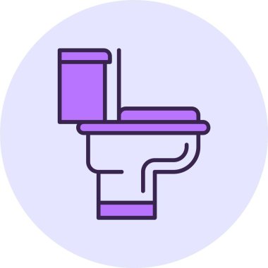 Tuvalet Ağı vektör illüstrasyonu