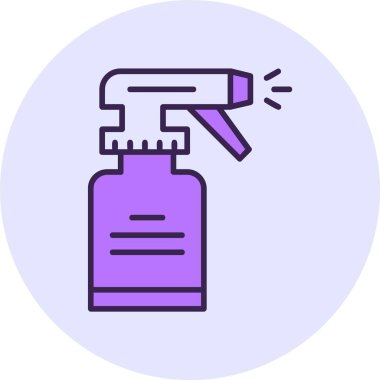 Sprey sprey ikon vektör illüstrasyonu temizleniyor