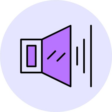 hacim web simgesi vektör illüstrasyonu